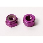 30020040P  M4 Aluminum Nylon Nut (Purple)